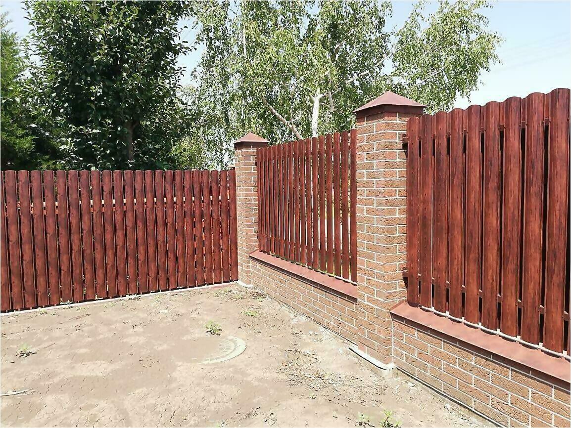 штакетник красный каштан фото2 в Всеволожске