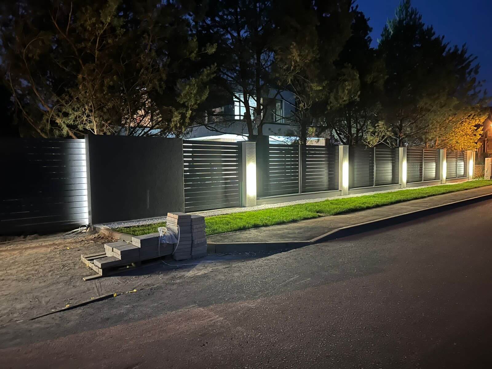 Забор-ранчо из металлопланкена 36м RAL7024 Серый Графит фото 11 в Всеволожске