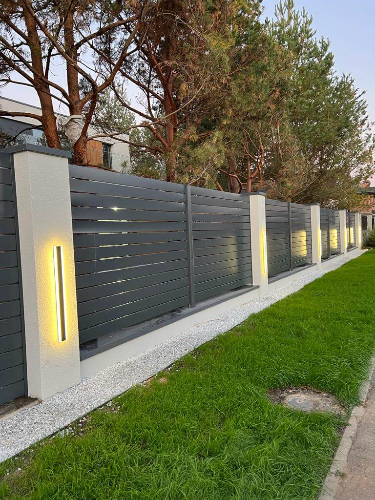 Забор-ранчо из металлопланкена 36м RAL7024 Серый Графит фото 13 в Всеволожске